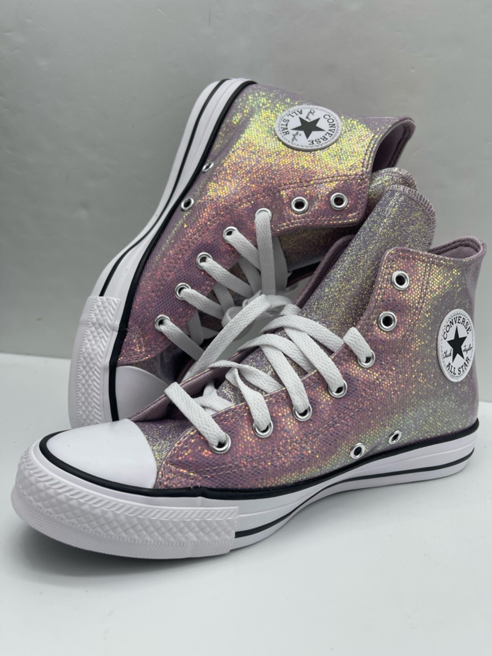 Converse WMNS 8 CTAS Hi Altitude Lilac White Black A14333C High Top Sneakers - Picture 14 of 15